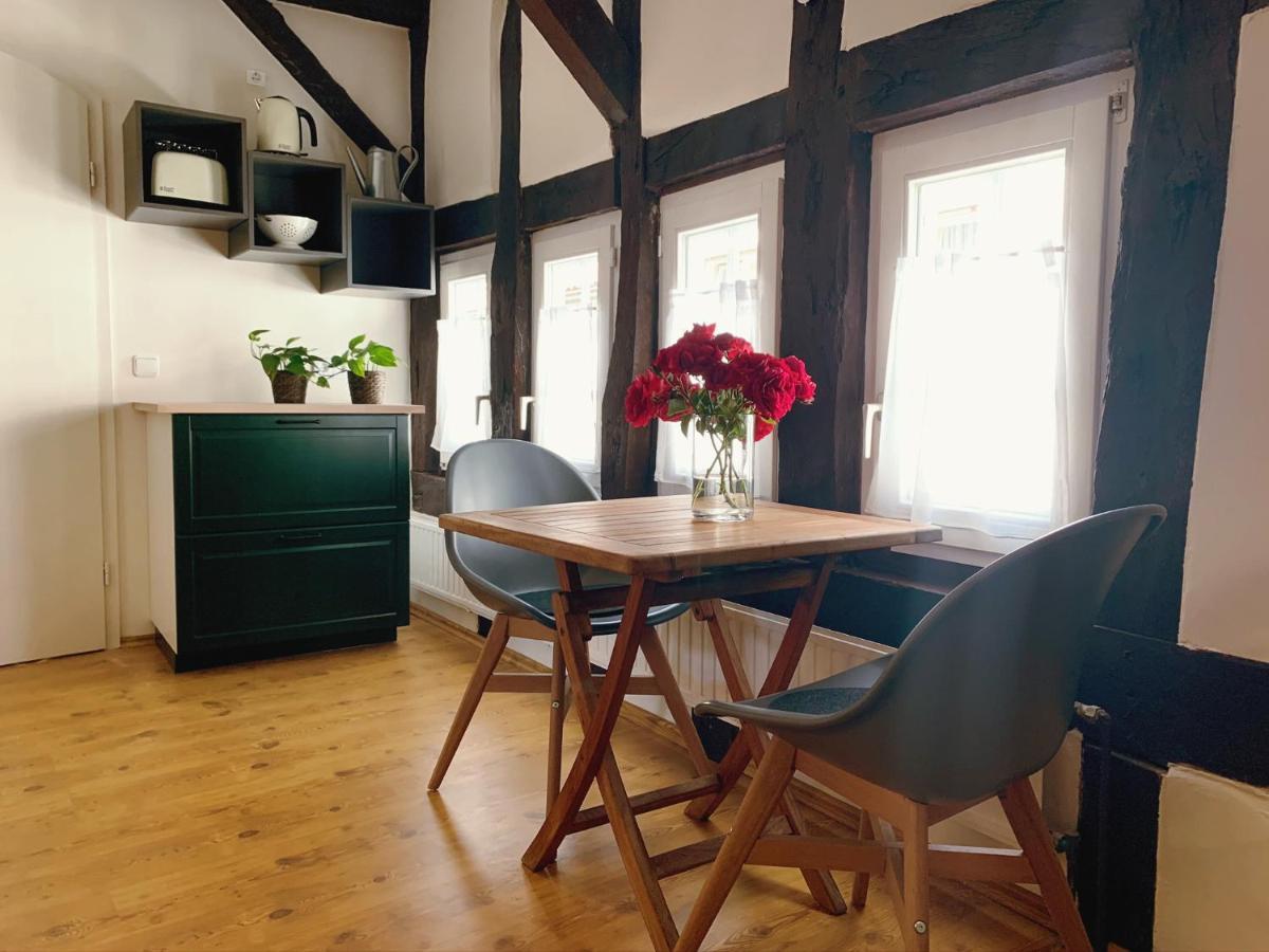 Historische Ferienwohnung Mit Kamin In Lich Esterno foto